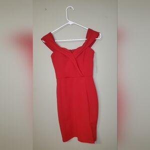 Speechless Women's Vibrant Red Mini Dress Size 3